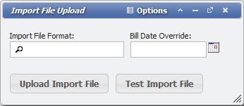 Import File Upload form example